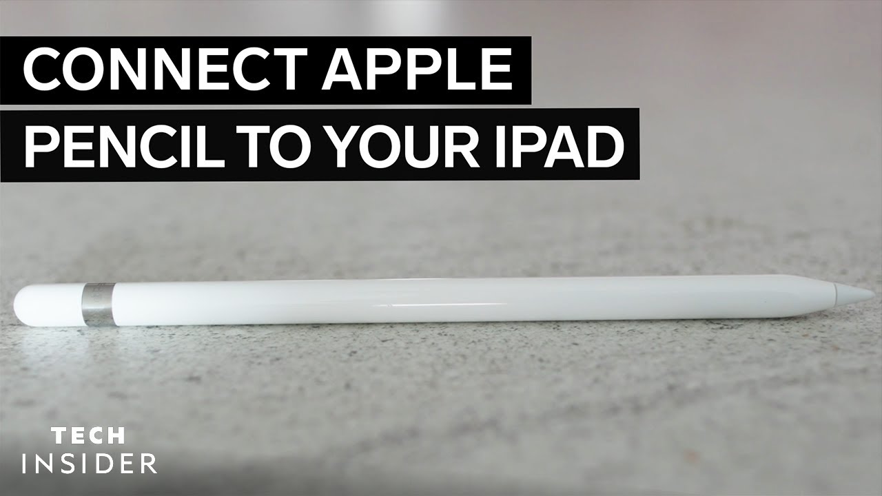 how to connect apple pencil to ipad